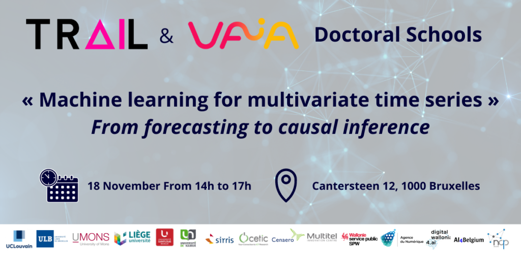 Doctoral School Machine learning for multivariate time series from