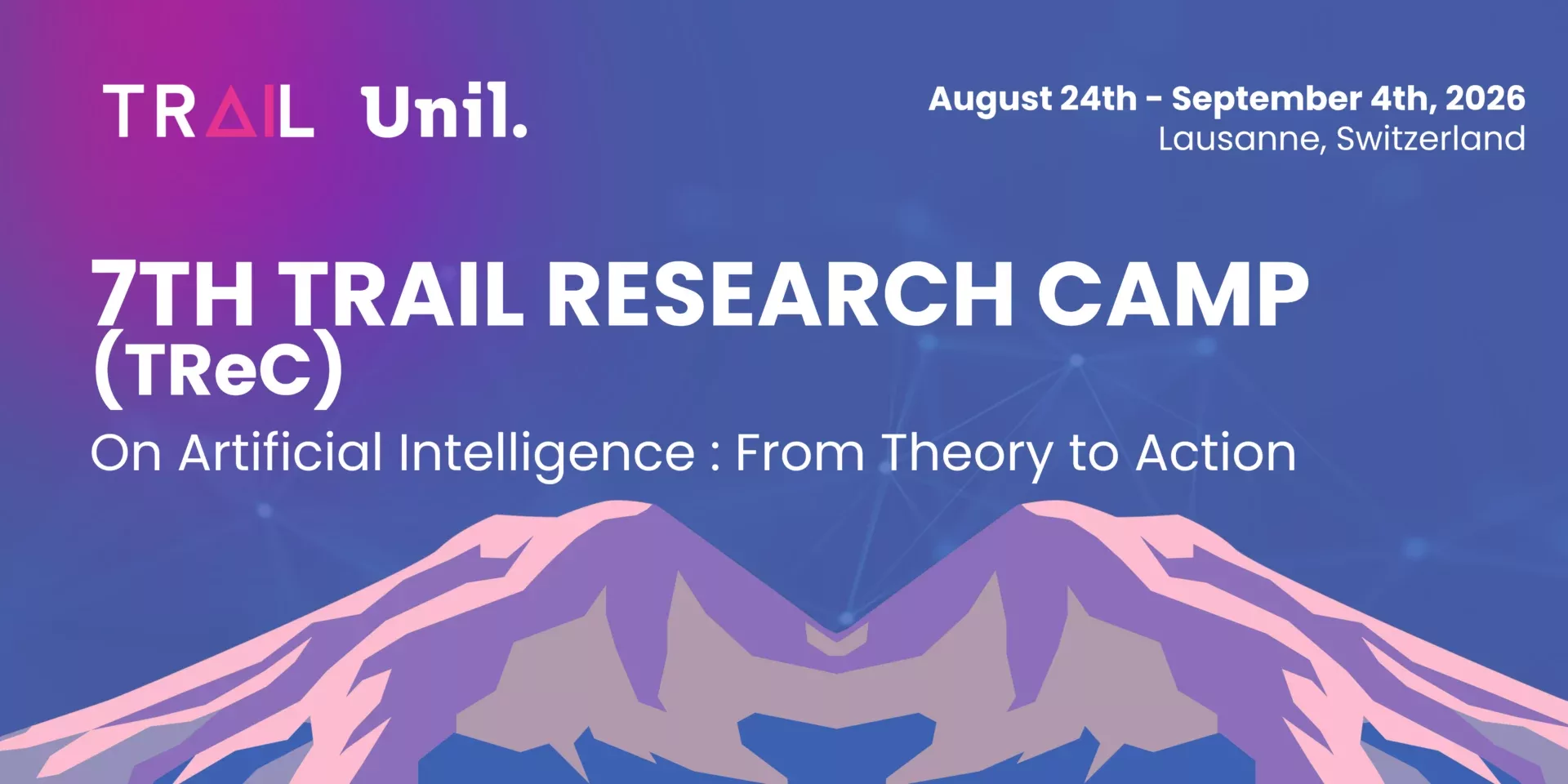 TRAIL RESEARCH CAMP 2026 - Lausanne